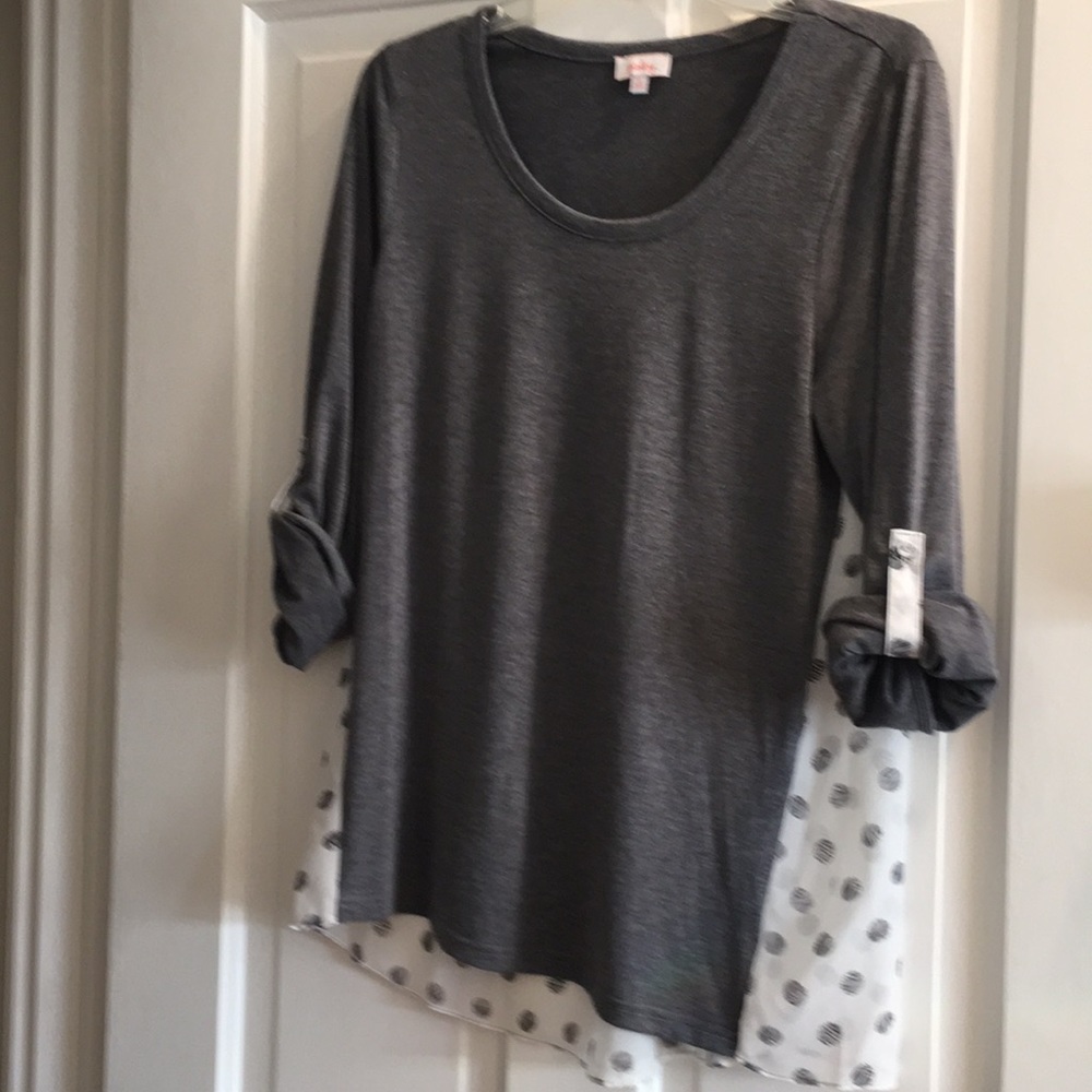 Pixley mixed material top EUC
